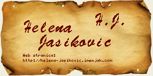Helena Jasiković vizit kartica